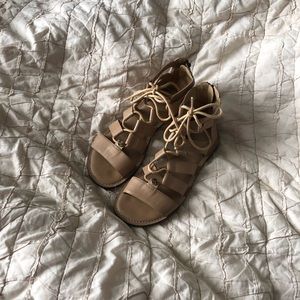 Michael kors Nude Lace Up sandals